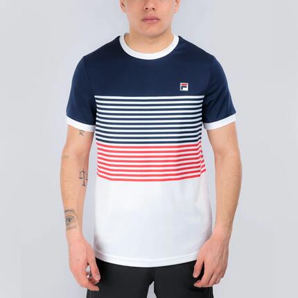 T-shirt - Sport - Heren - BB1983 - Korte mouwen - Wit/Rood