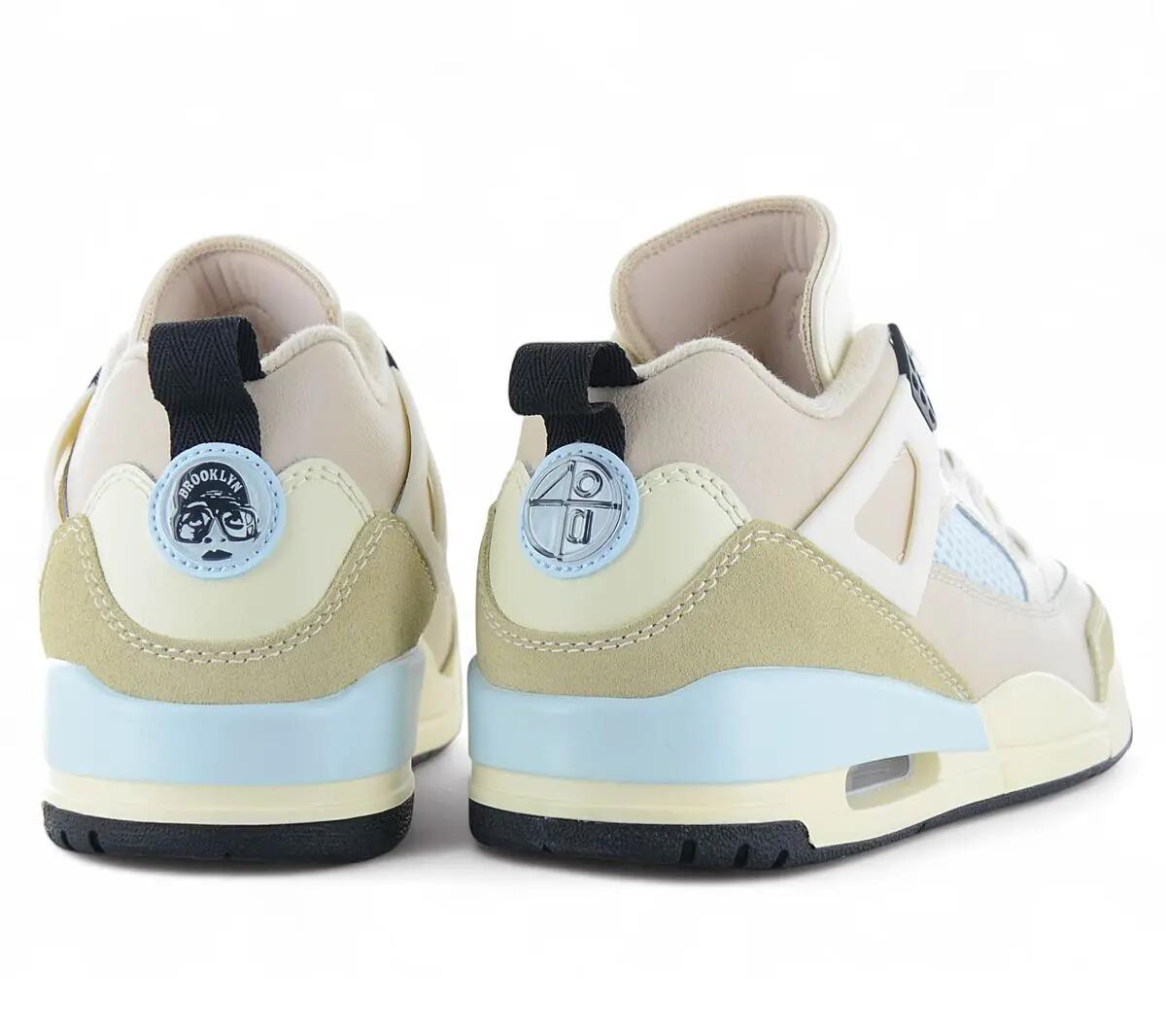 Heren - Nike Air Spizike Low - Hq3439-101 - Beige 3/6