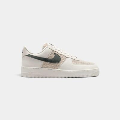 Nike air force 1 '07 lv8 'phantom cream ii metallic silver dark smoke grey'