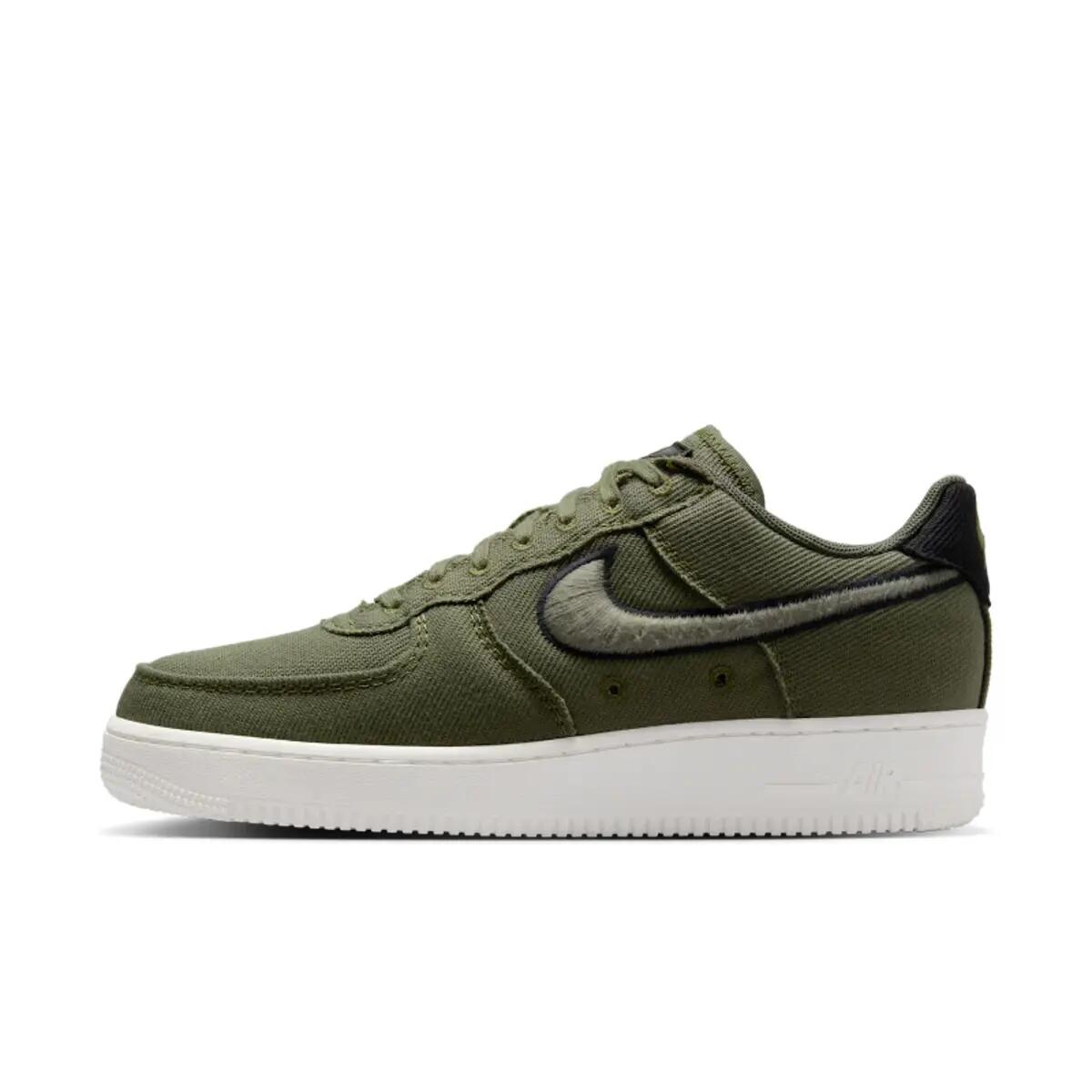 Nike Air Force 1 Low Canvas Army Olive Matte Olive 3/6