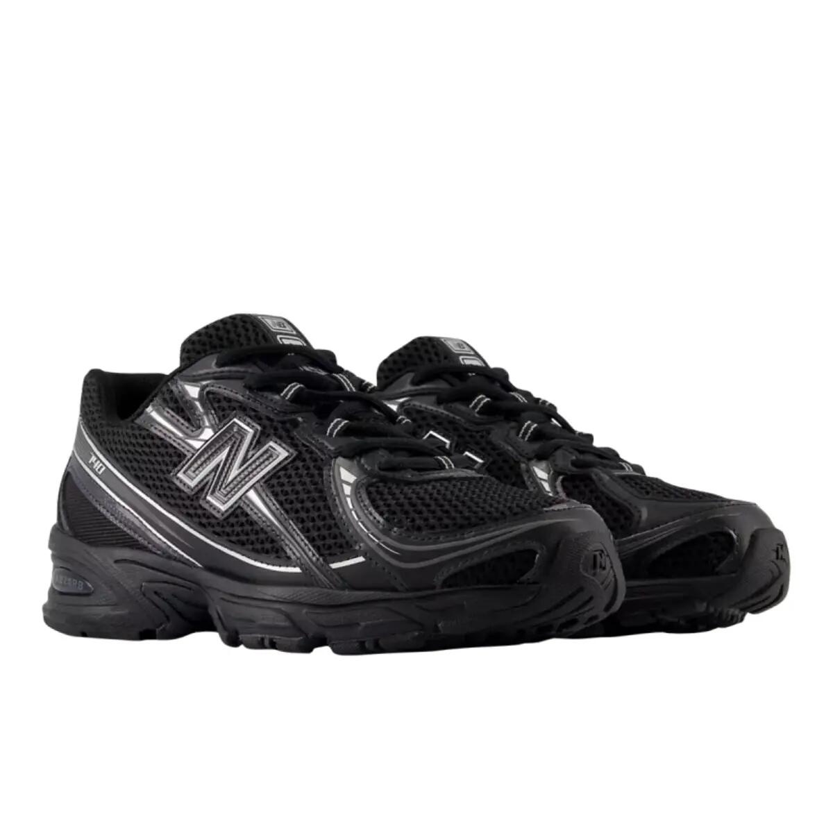 New Balance 740v2 Black Grey Silver 5/6