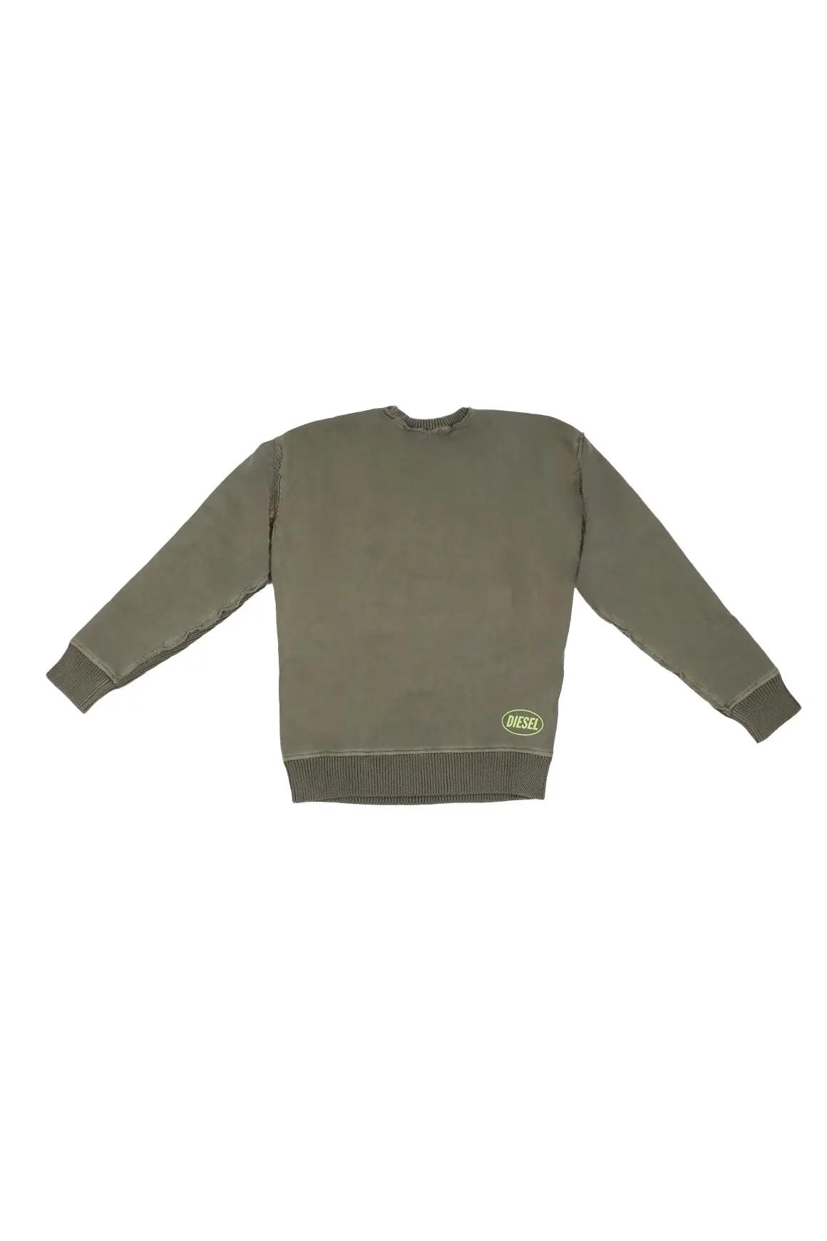 diesel bambino felpa j02434 0ghan k513 kobertoround over militare 2/2
