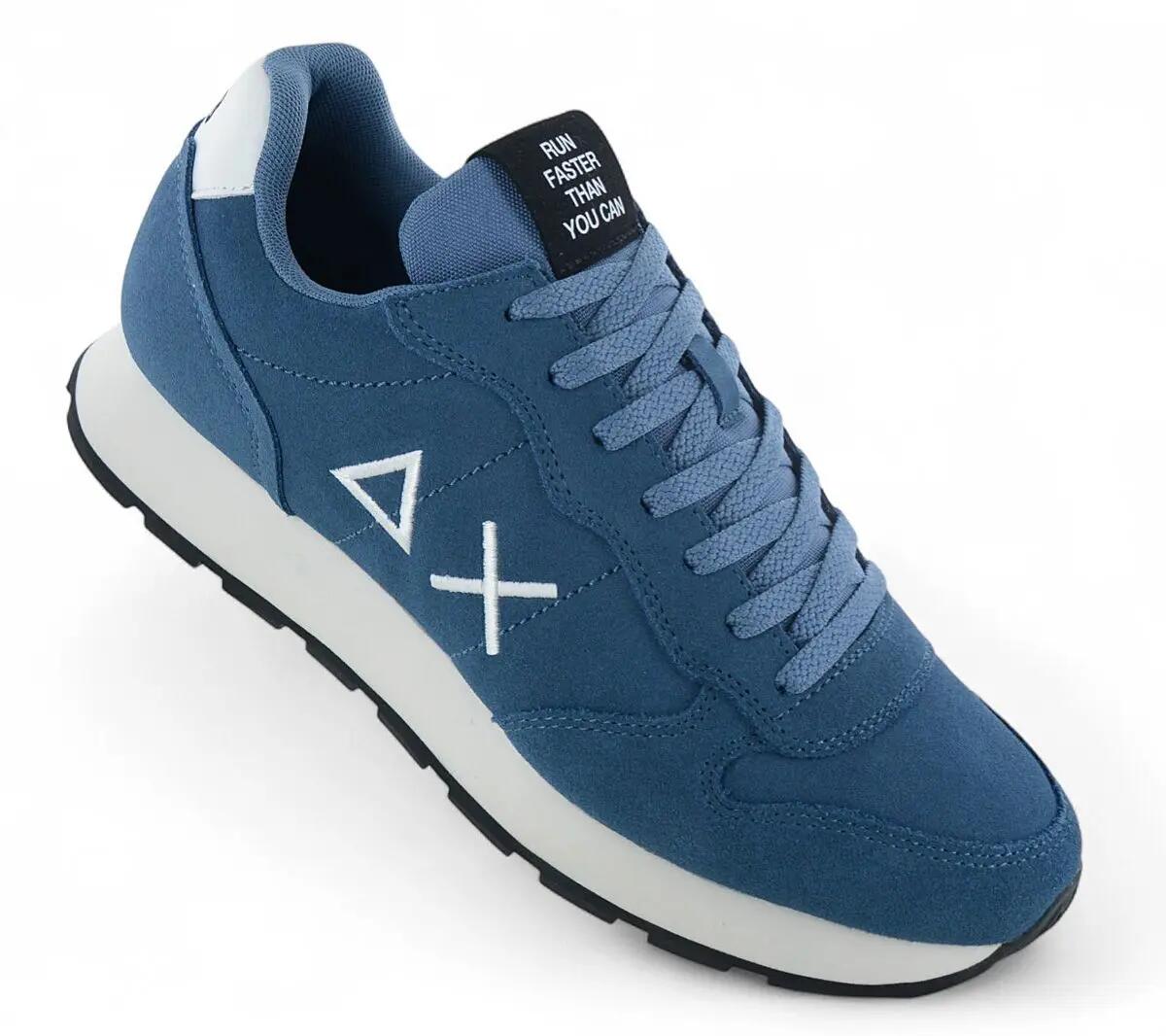 Férfi - Sun68 Tom Suede - Z45106-80 - Kék 2/6