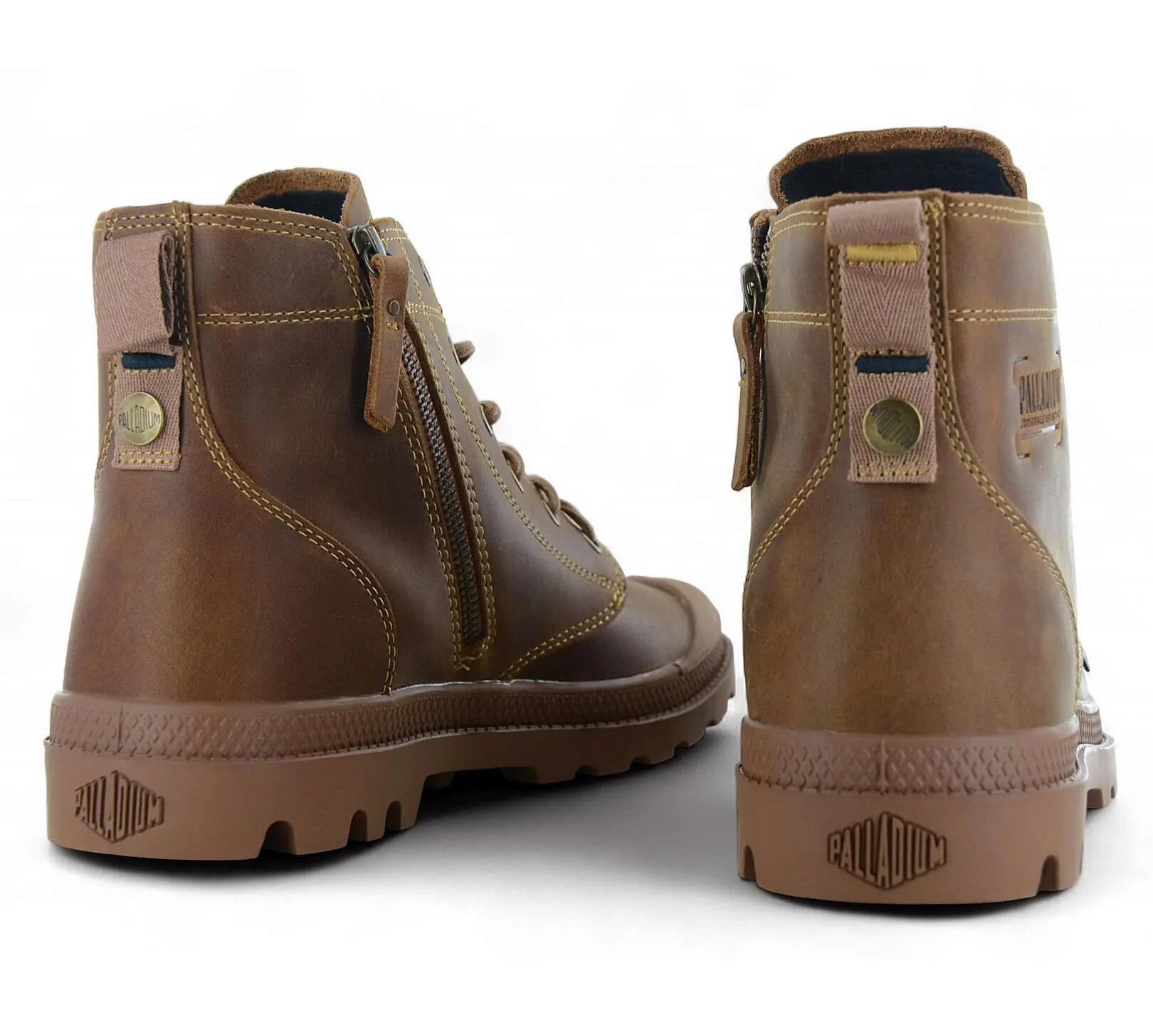 Heren - Palladium Pampa Zip Lth Legacy - 79502-257-M - Bruin 3/6