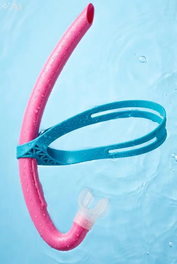 Rurka czołowa treningowa dla dzieci Aqua-Sport Lumo Junior Snorkel Front 6/7