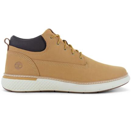 Homme - Timberland Cross Mark Mid Lace Chukka Boot - Tb0a1tr8-231 - Jaune