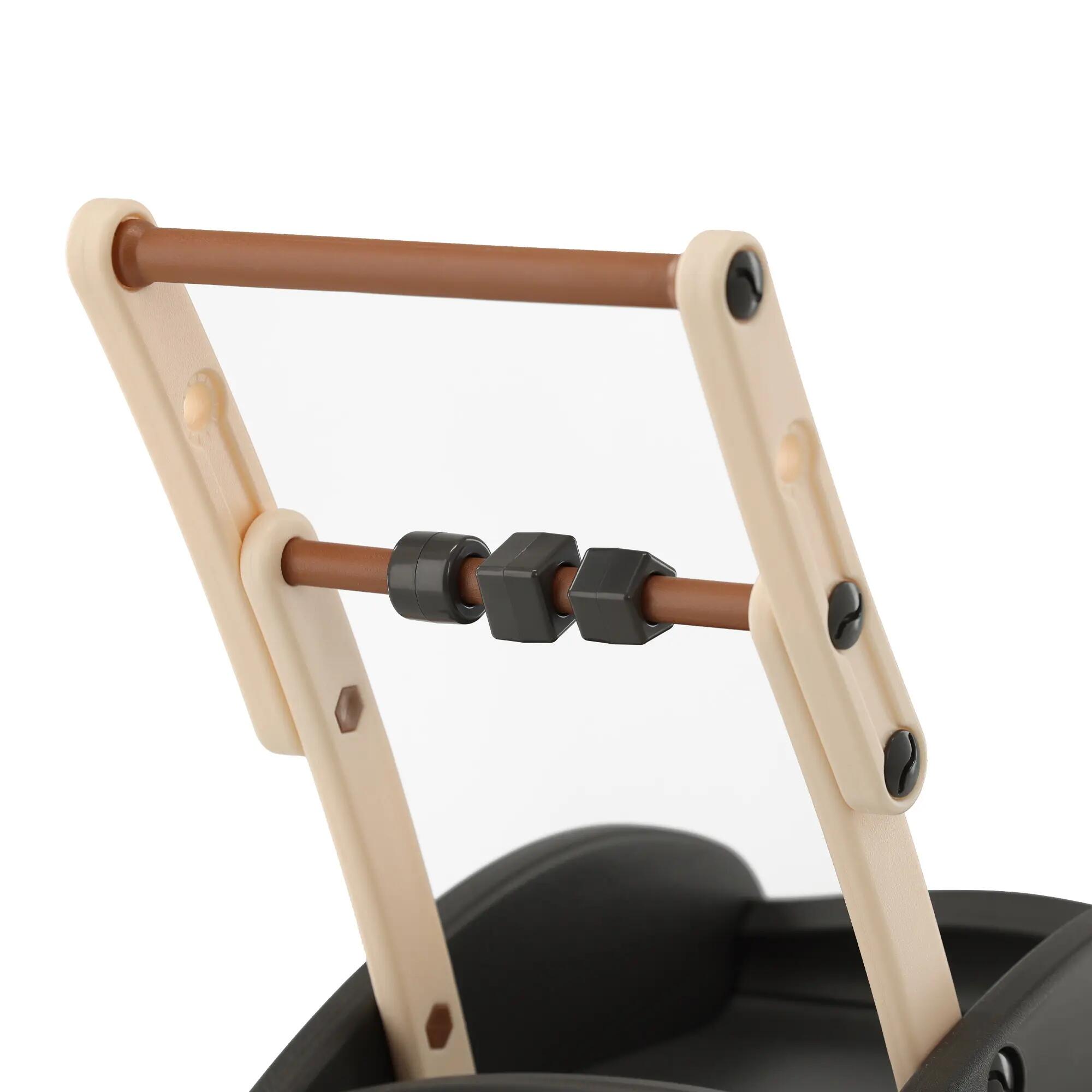 Deryan Mace Luxe Trotteur Bébé - Trotteur Enfant - Noir/Crème 4/5
