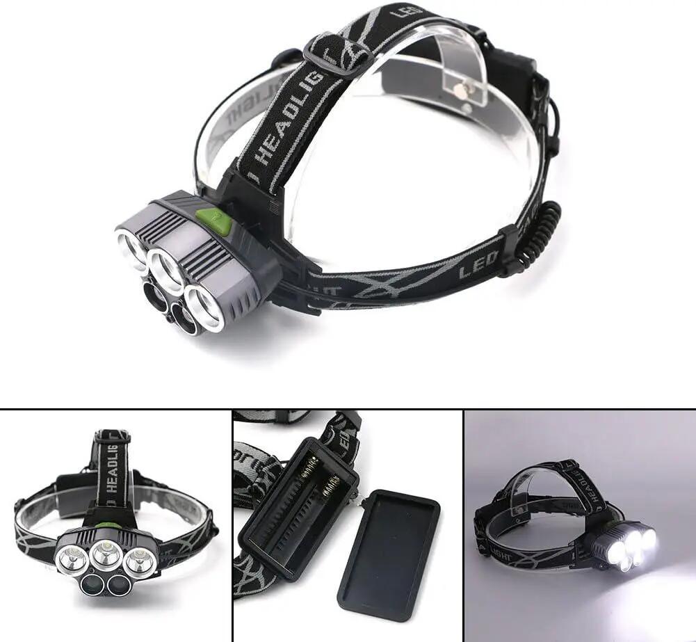 LED Headlamp,SUNINESS Super Bright 12000 Lumens Rechargable Waterproof Headlamp 5/5