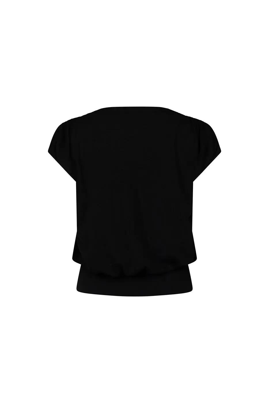Magnifique haut de Yoga et Pilates Caele coupe ample - Noir 6/6
