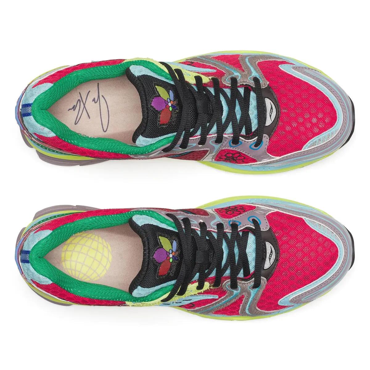 Saucony Progrid Triumph 4 Jae Tips Flowers Grow Uptown Poison Ivy 4/5