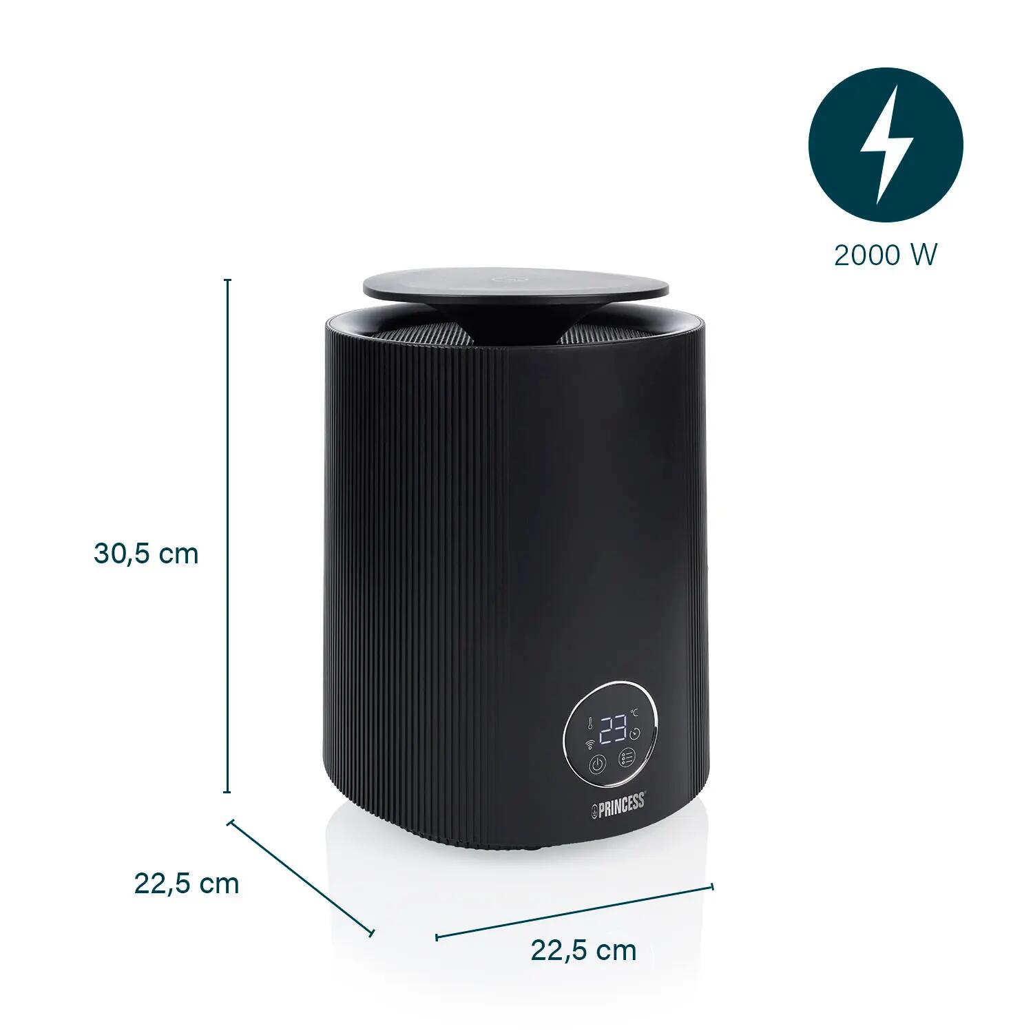 Smart Keramische Kachel - 2000W - WiFi - Timer - Zwart 7/7