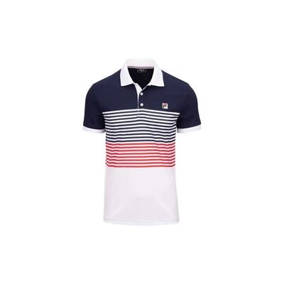 Polo - tennis - uomo - classico maniche corte - monte carlo - bianco