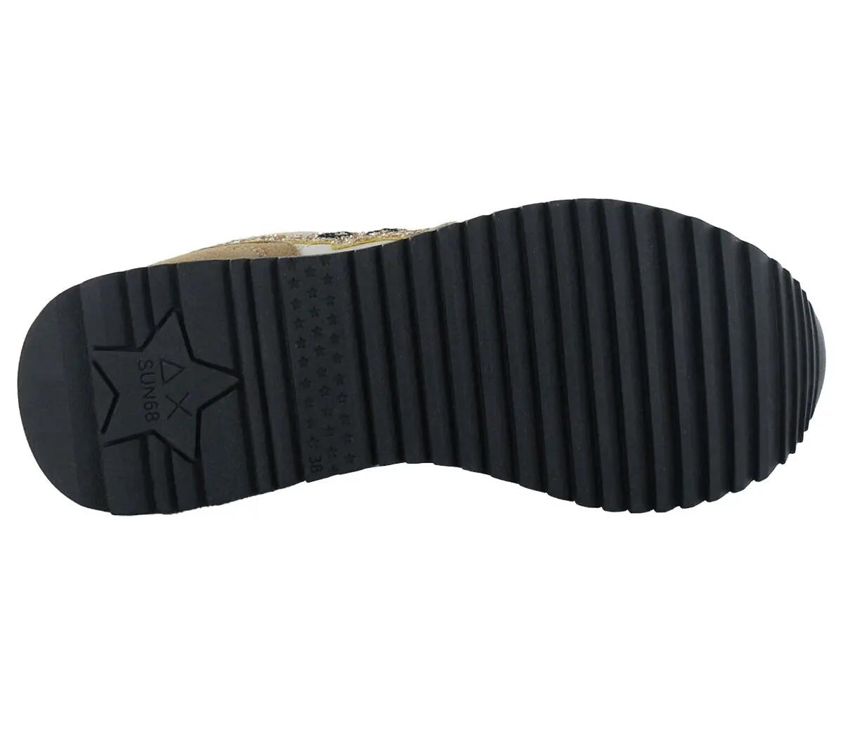 Damskie - Sun68 Stargirl Glitter Logo - Z44210-16 - Beżowy 5/6