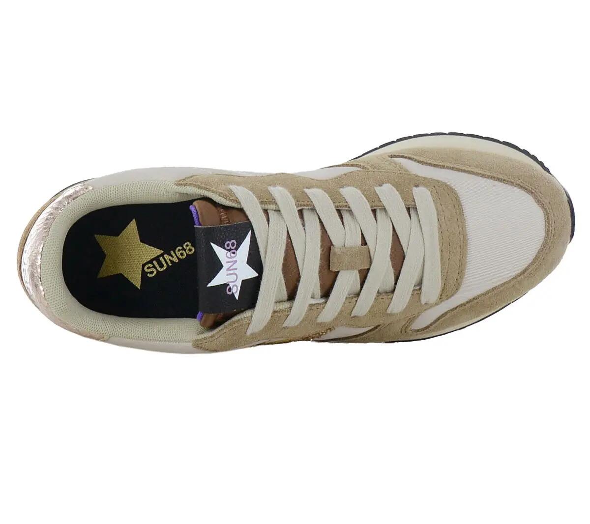Damskie - Sun68 Stargirl Glitter Logo - Z44210-16 - Beżowy 4/6