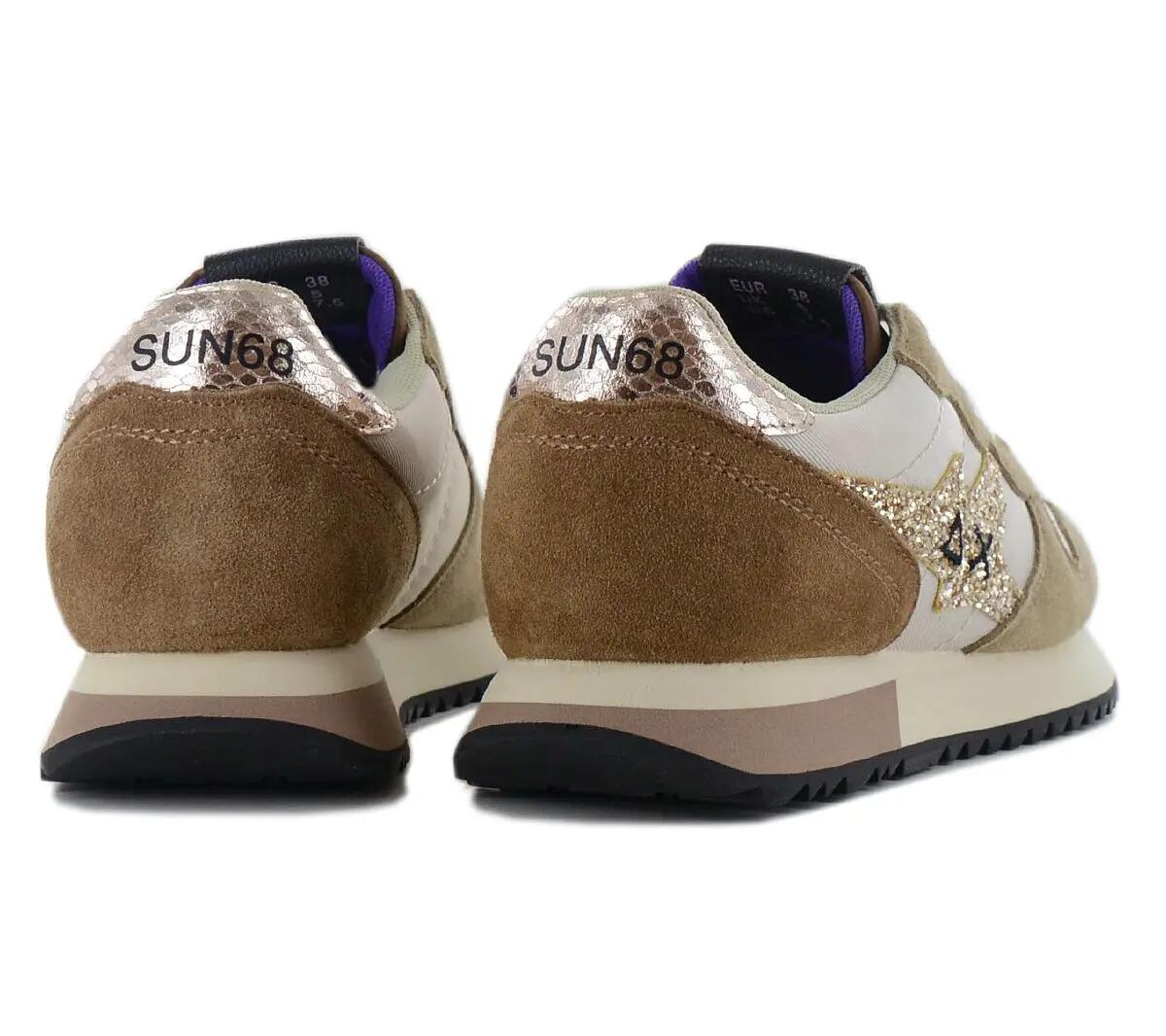 Damskie - Sun68 Stargirl Glitter Logo - Z44210-16 - Beżowy 3/6