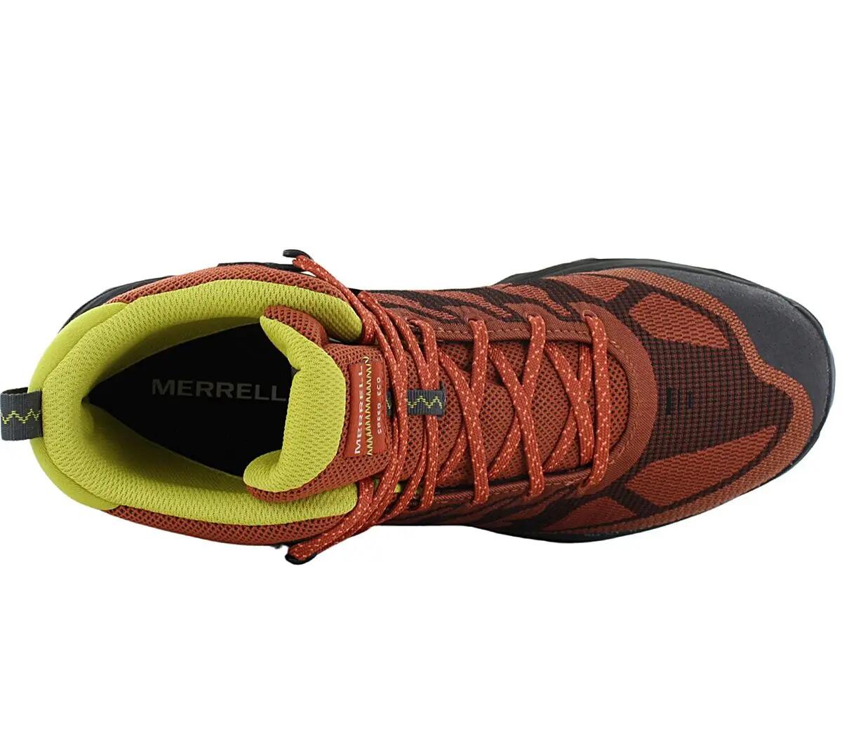 Męskie - Merrell Speedeco Mid Wp - J037545 - Pomarańczowy 4/6
