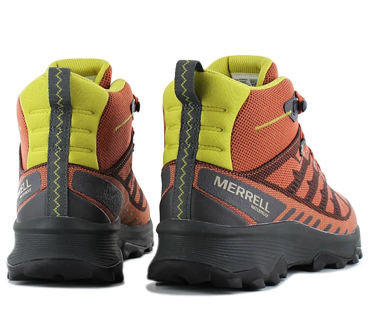 Męskie - Merrell Speedeco Mid Wp - J037545 - Pomarańczowy 3/6
