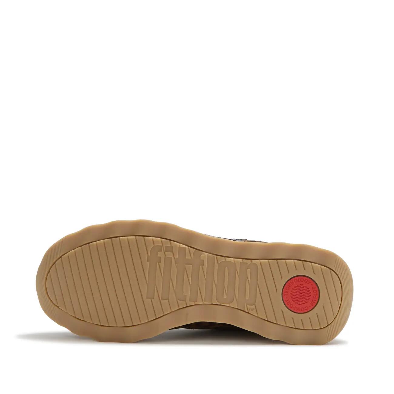 FITFLOP Retro-Q FF Suede Leopard Trainers  LICHTBRUIN/ZWART 41 4/7