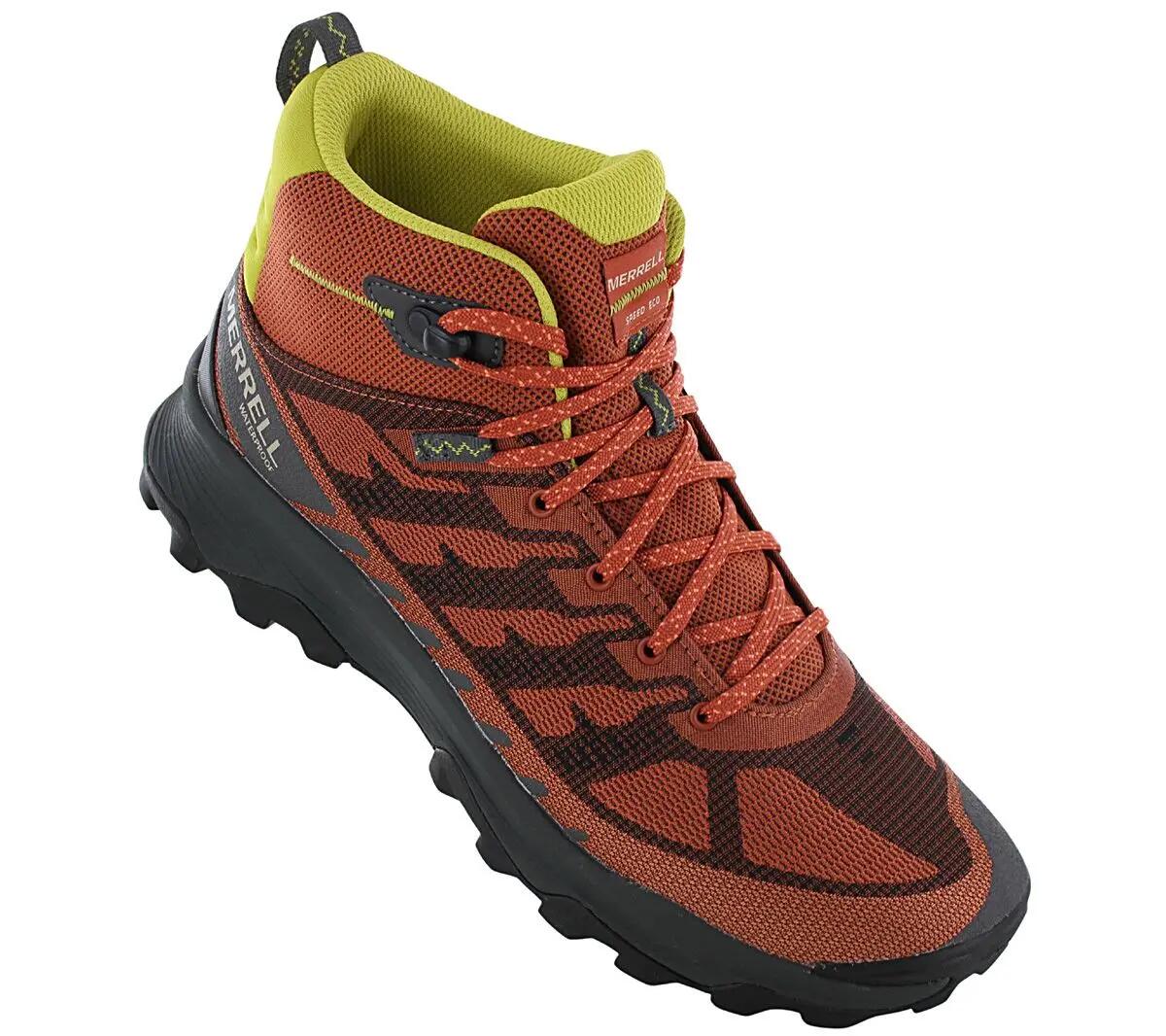 Męskie - Merrell Speedeco Mid Wp - J037545 - Pomarańczowy 2/6