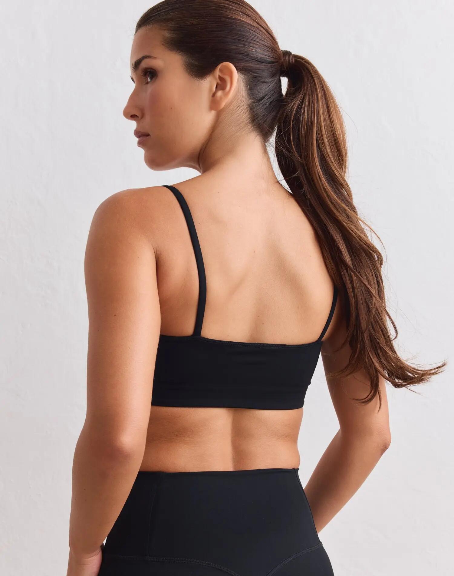 Femme Brassière à Bretelles Maintien Léger Sculptante Noire 2/4