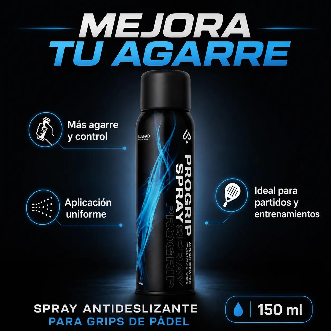 spray grip - padel - ad alte prestazioni - ProGrip 150 ml 4/4