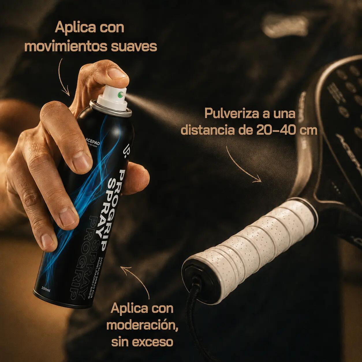 spray grip - padel - ad alte prestazioni - ProGrip 150 ml 3/4