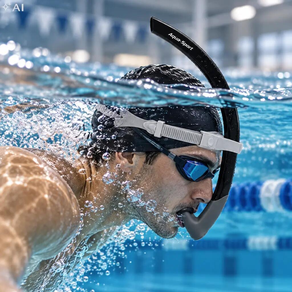 Rurka czołowa treningowa na basen Aqua-Sport Front Snorkel Flow 4/7