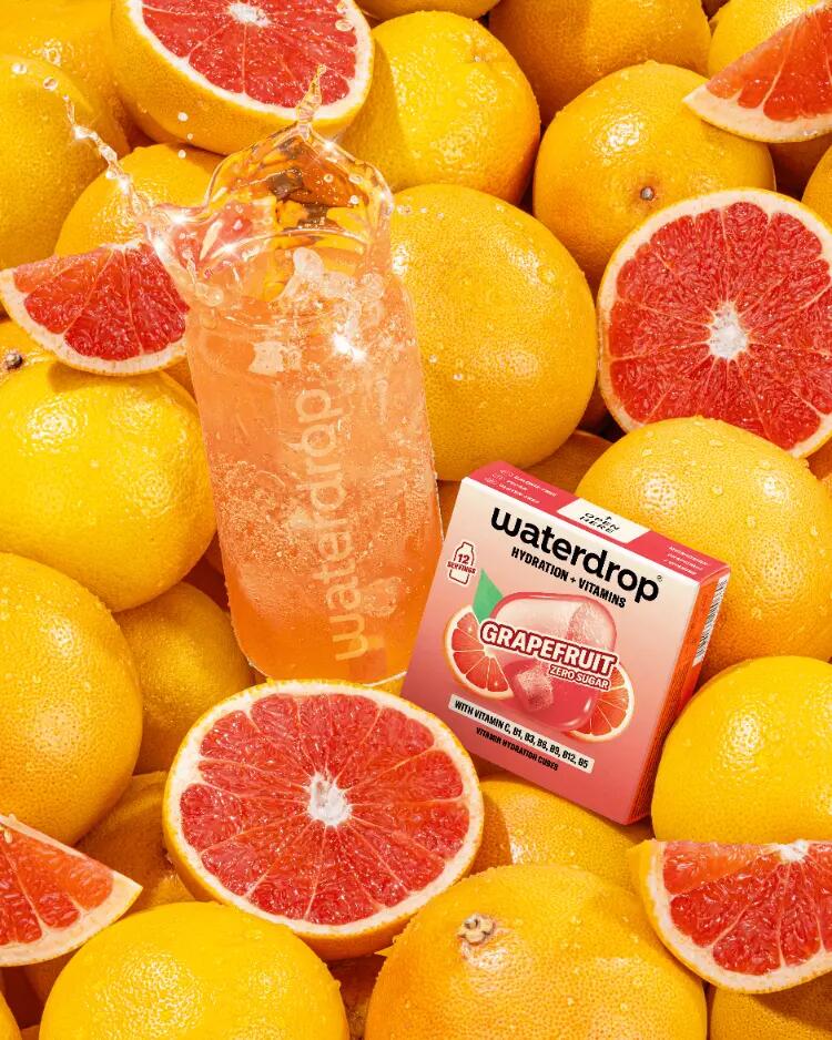 Elektrolity Waterdrop Microdrink o smaku Grapefruit x12 3/3