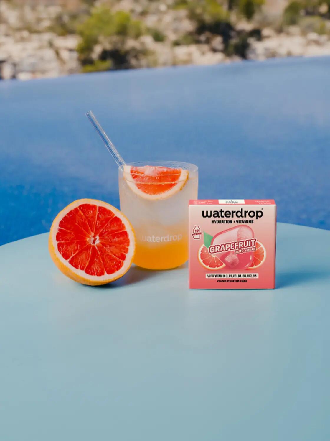 Elektrolity Waterdrop Microdrink o smaku Grapefruit x12 2/3