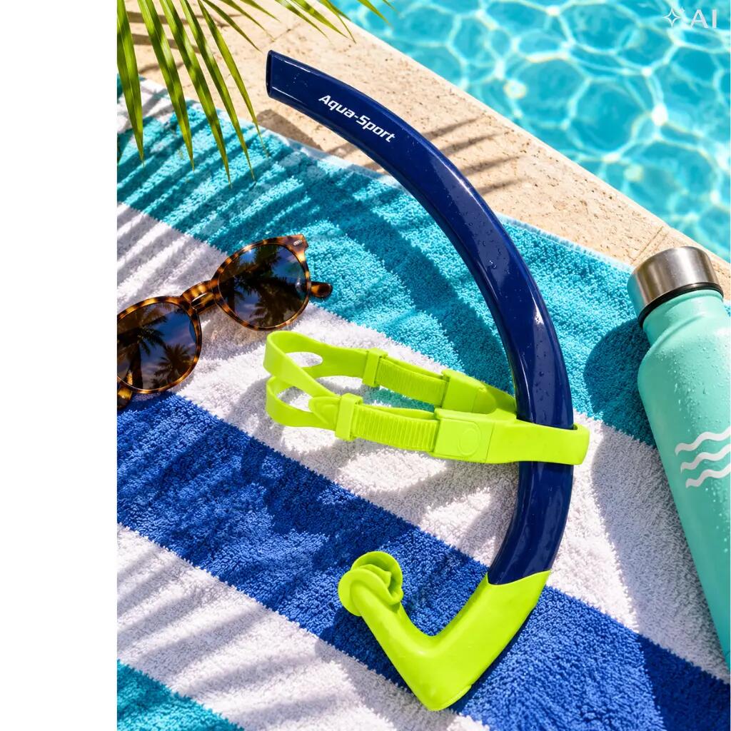 Rurka czołowa treningowa na basen Aqua-Sport Front Snorkel 7/7