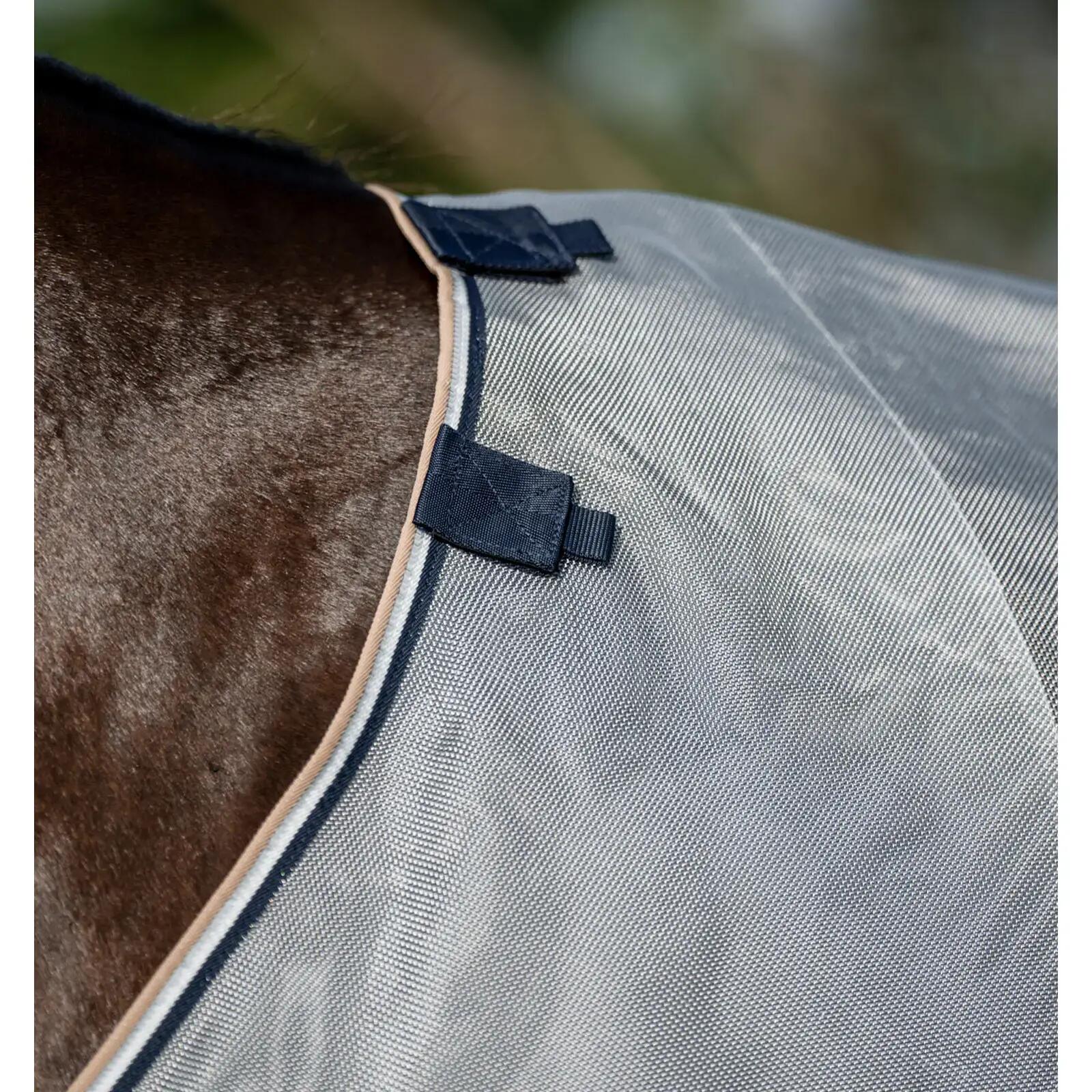 Coperta anti-mosche per cavalli - con copricollo Rambo Protector Fieldsafe Plus 6/7