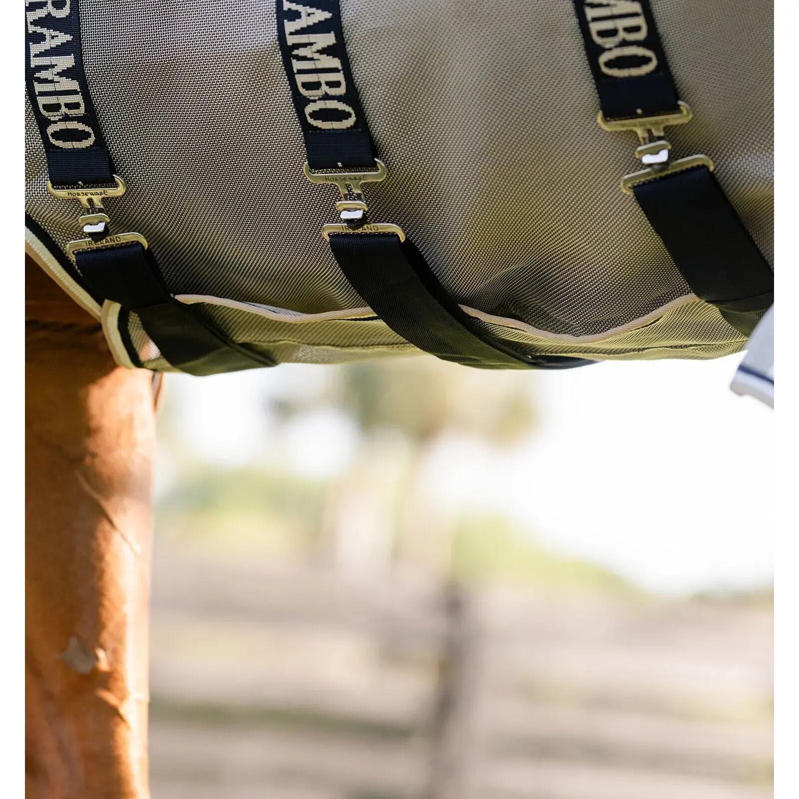Coperta anti-mosche per cavalli - con copricollo Rambo Protector Fieldsafe Plus 3/7