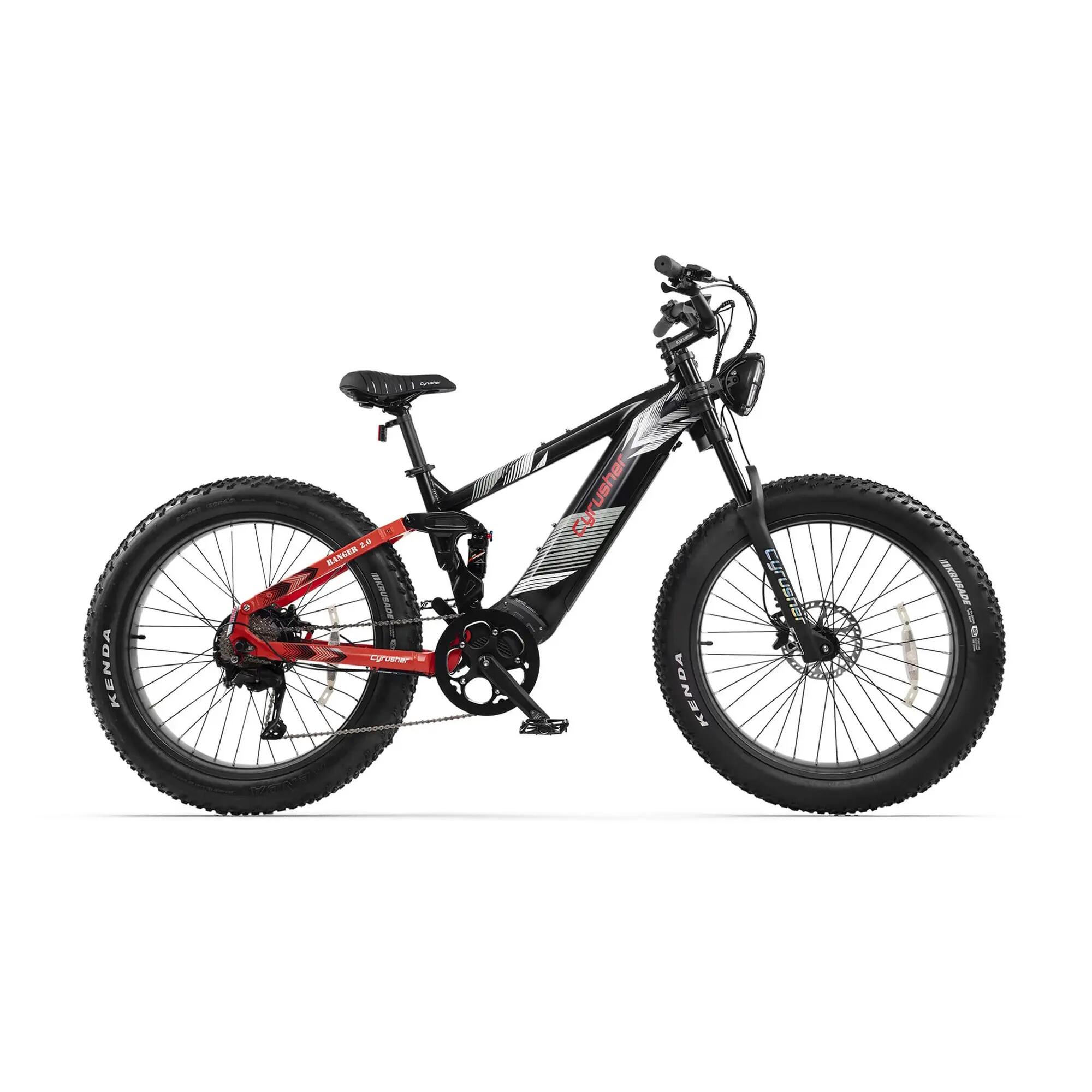 VTT électrique tout-suspendu pneus larges Ranger 2.0 52V 20Ah 70-90km 2/5
