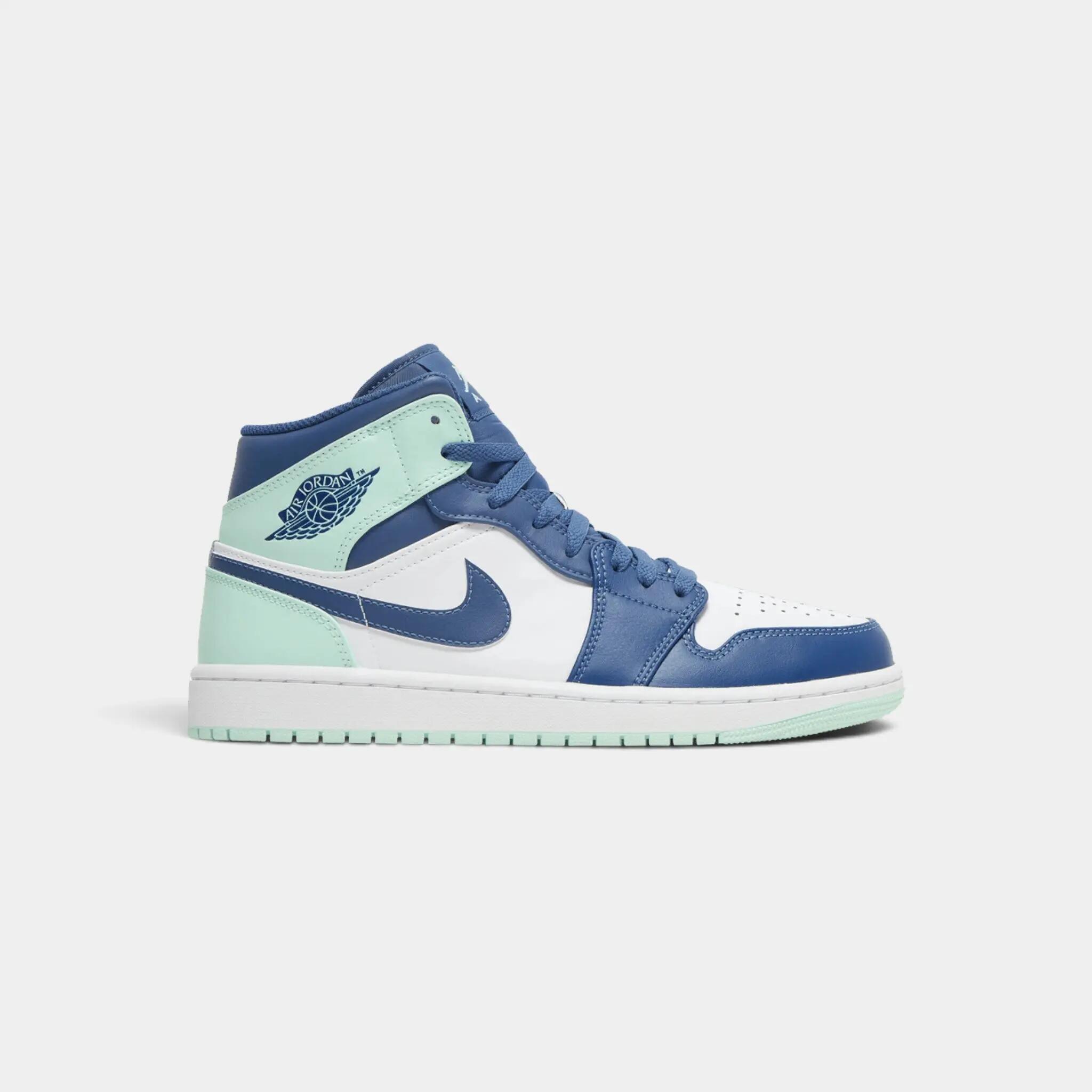 Jordan 1 Mid Mystic Navy Mint Foam 1/2