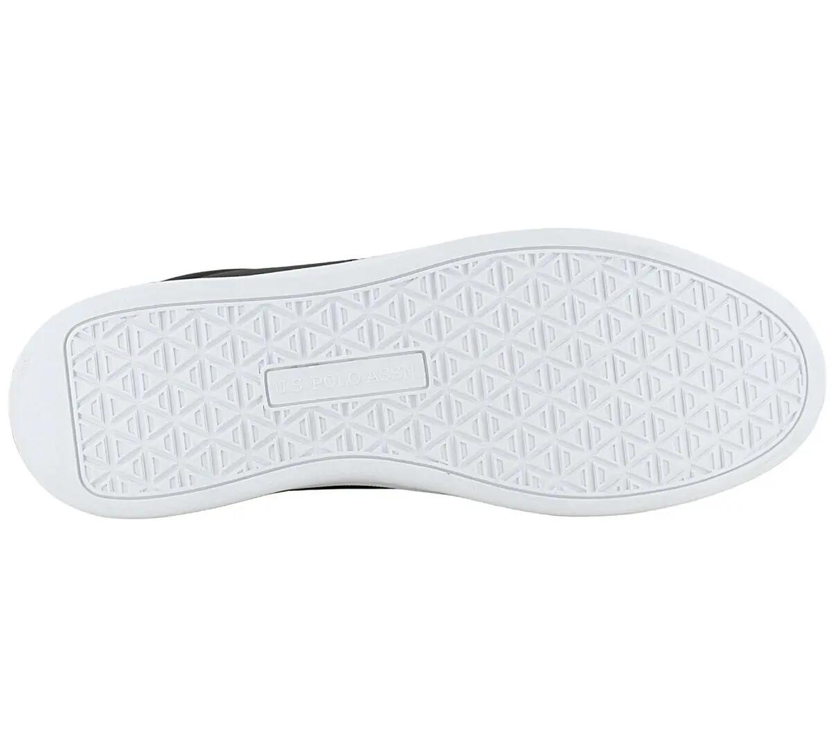 Męskie - U.S. Polo Assn. Altena - Byron001a-Blk-Whi03 - Czarny 5/6