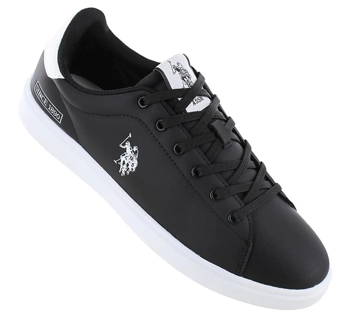 Męskie - U.S. Polo Assn. Altena - Byron001a-Blk-Whi03 - Czarny 2/6