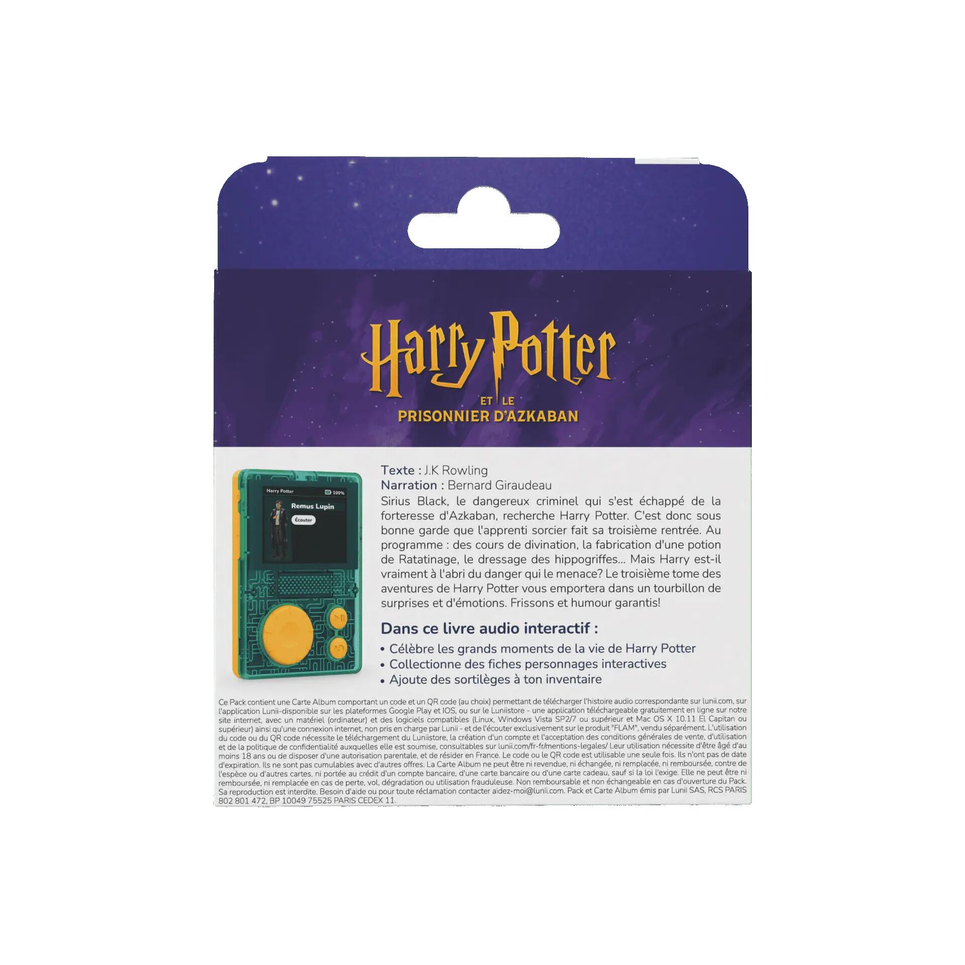 Lunii - Harry Potter TOME 3 le prisonnier d'azkaban (11 heures d'écoute) 2/6