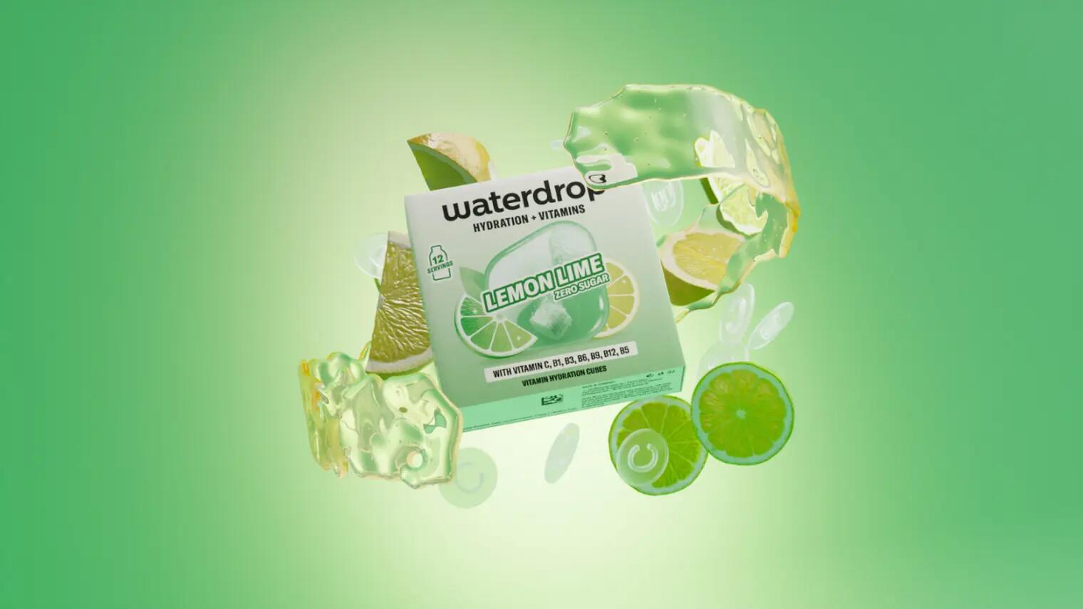 Elektrolity Waterdrop Microdrink o smaku Lemon Lime x12 2/2
