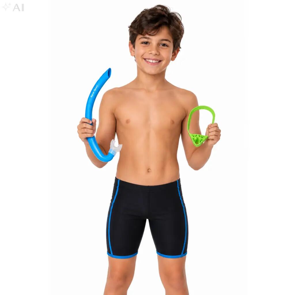 Rurka czołowa treningowa dla dzieci Aqua-Sport Lumo Junior Snorkel Front 2/7