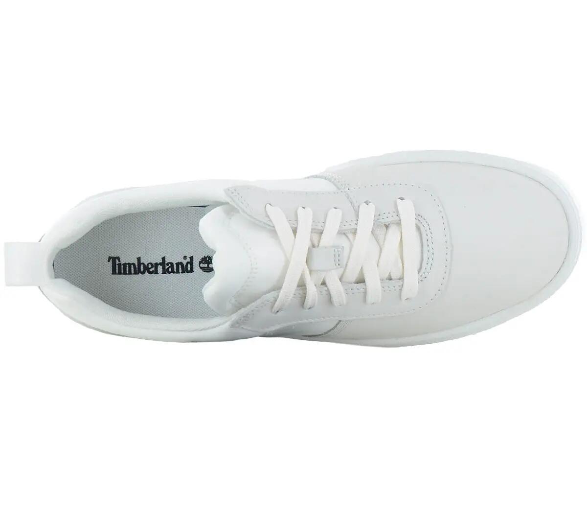 Femme - Timberland Laurel Court Low Lace Sneaker - Tb0a2pph-Em2 - Blanc 4/6