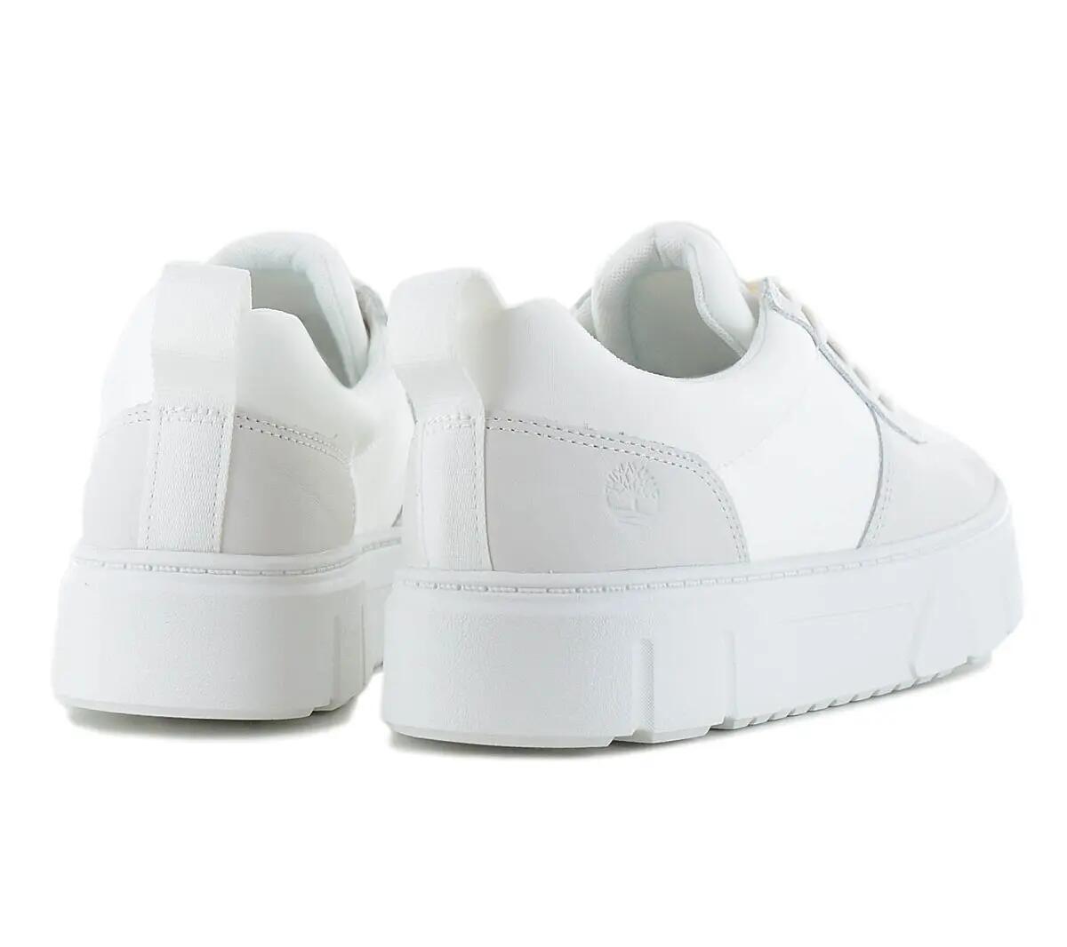 Femme - Timberland Laurel Court Low Lace Sneaker - Tb0a2pph-Em2 - Blanc 3/6