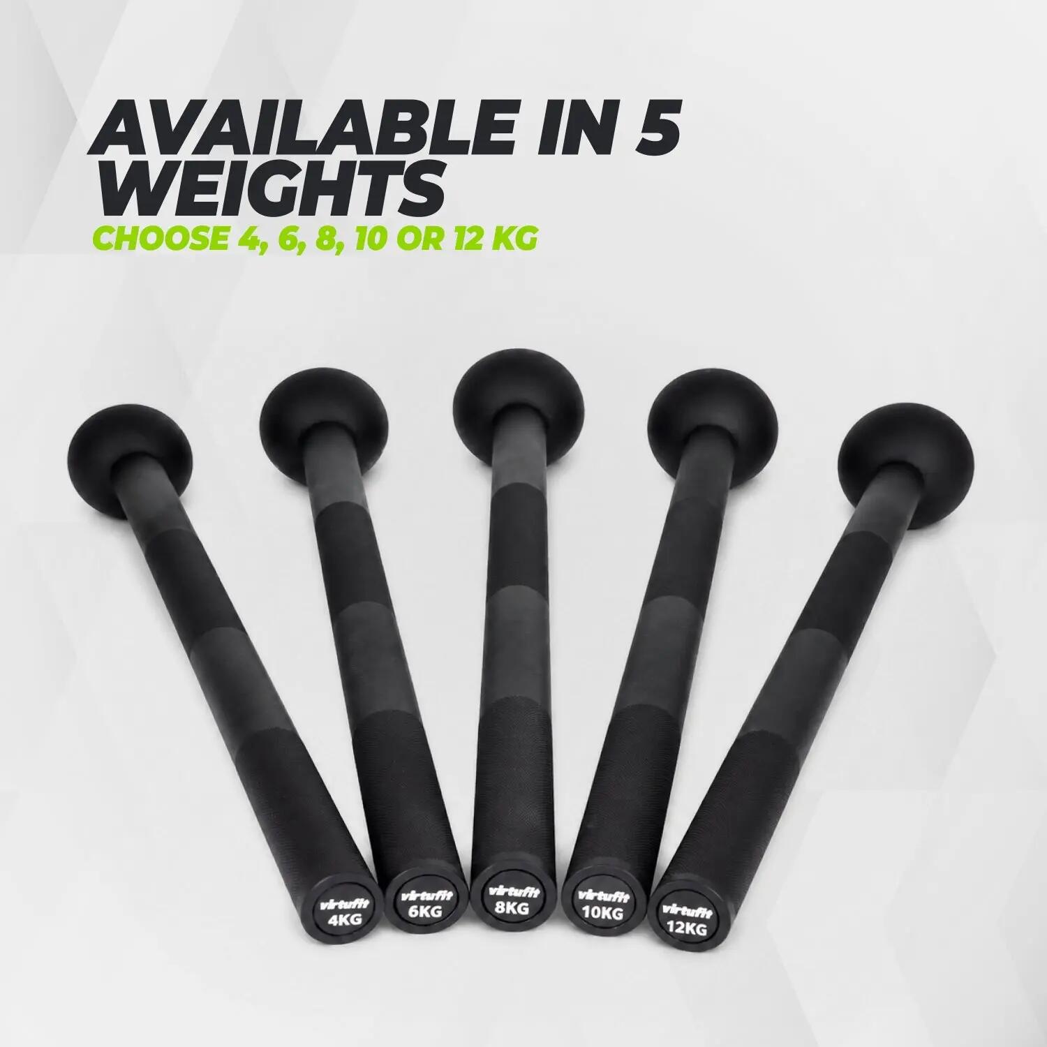 Accesoriu antrenament VirtuFit Macebell din otel - 10 kg 6/7