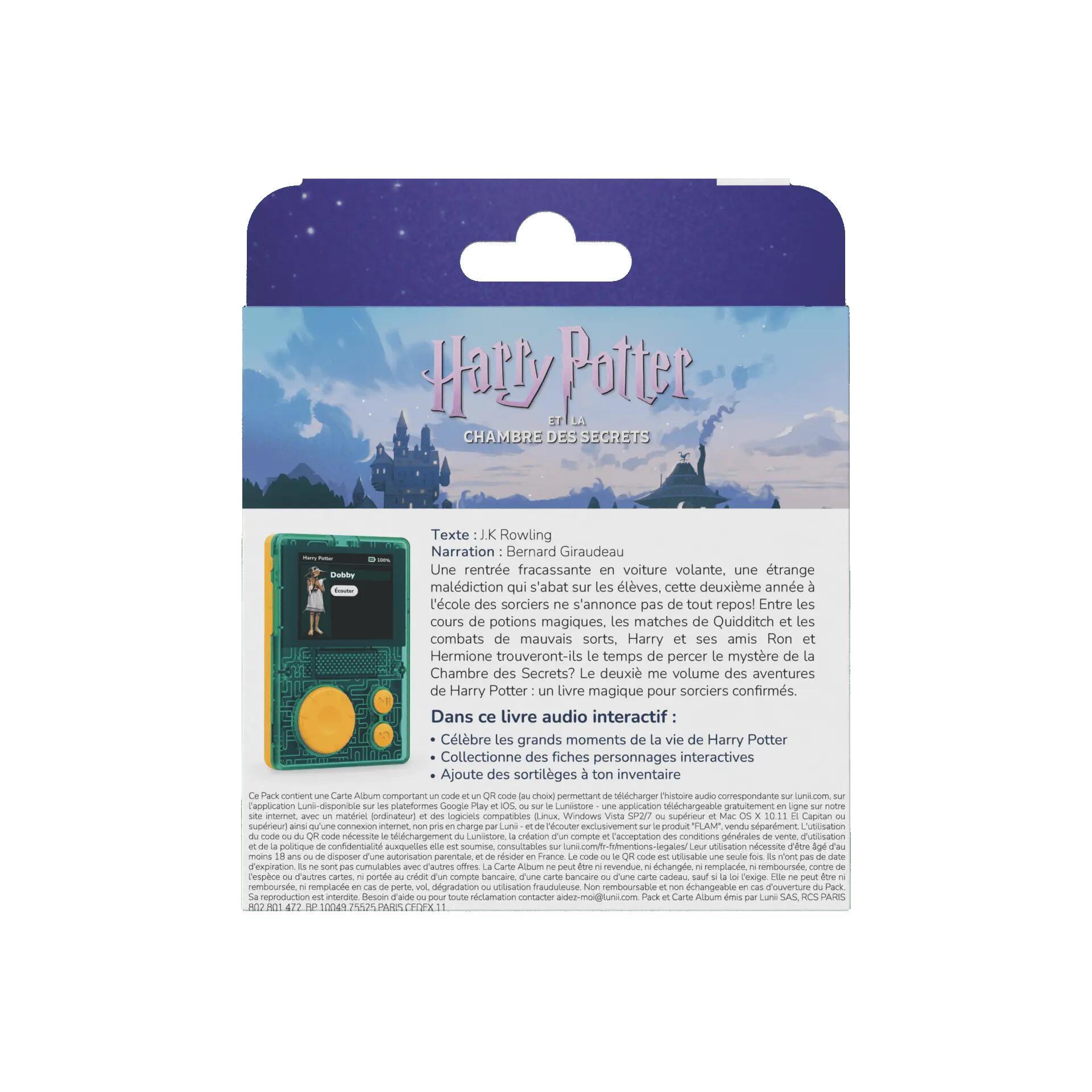 Lunii - Harry Potter TOME 2 la chambre des secrets (9 heures d'écoute) 6/6