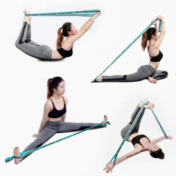 Bande d'étirement, bande d'étirement DEHUB pour la gymnastique avec 11 boucles, 2/5