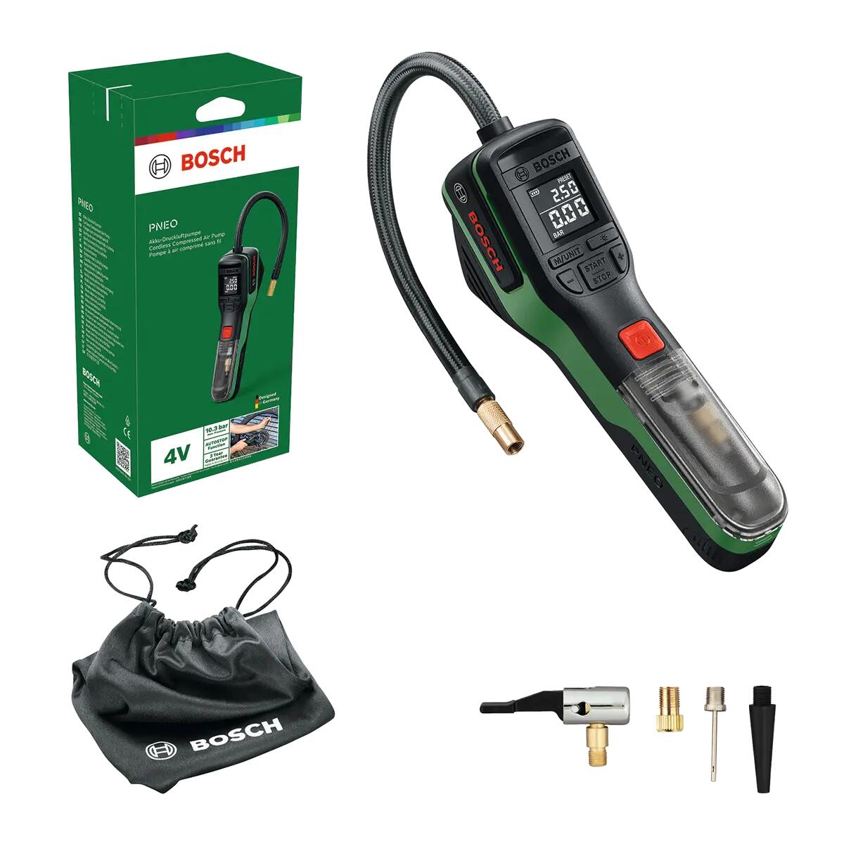 Pompe à air électrique sans fil Bosch PNEO 10,3 bar USB-C Presta 2/2