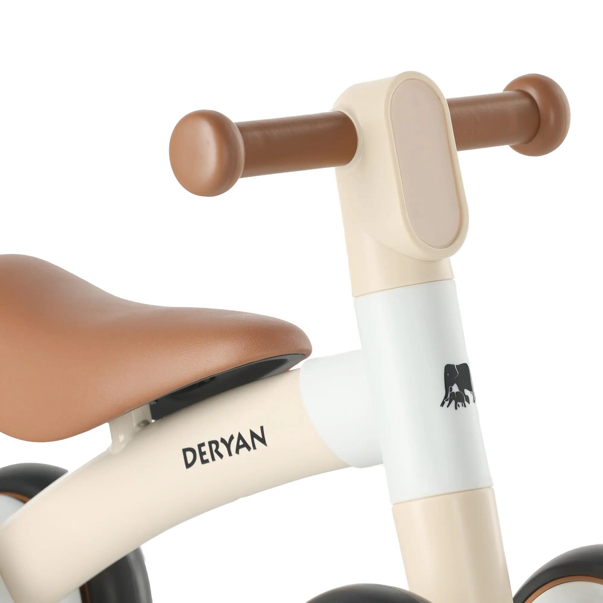Deryan Milo Luxe Bicicleta sin Pedales - 1-3 Años - Crema 5/7