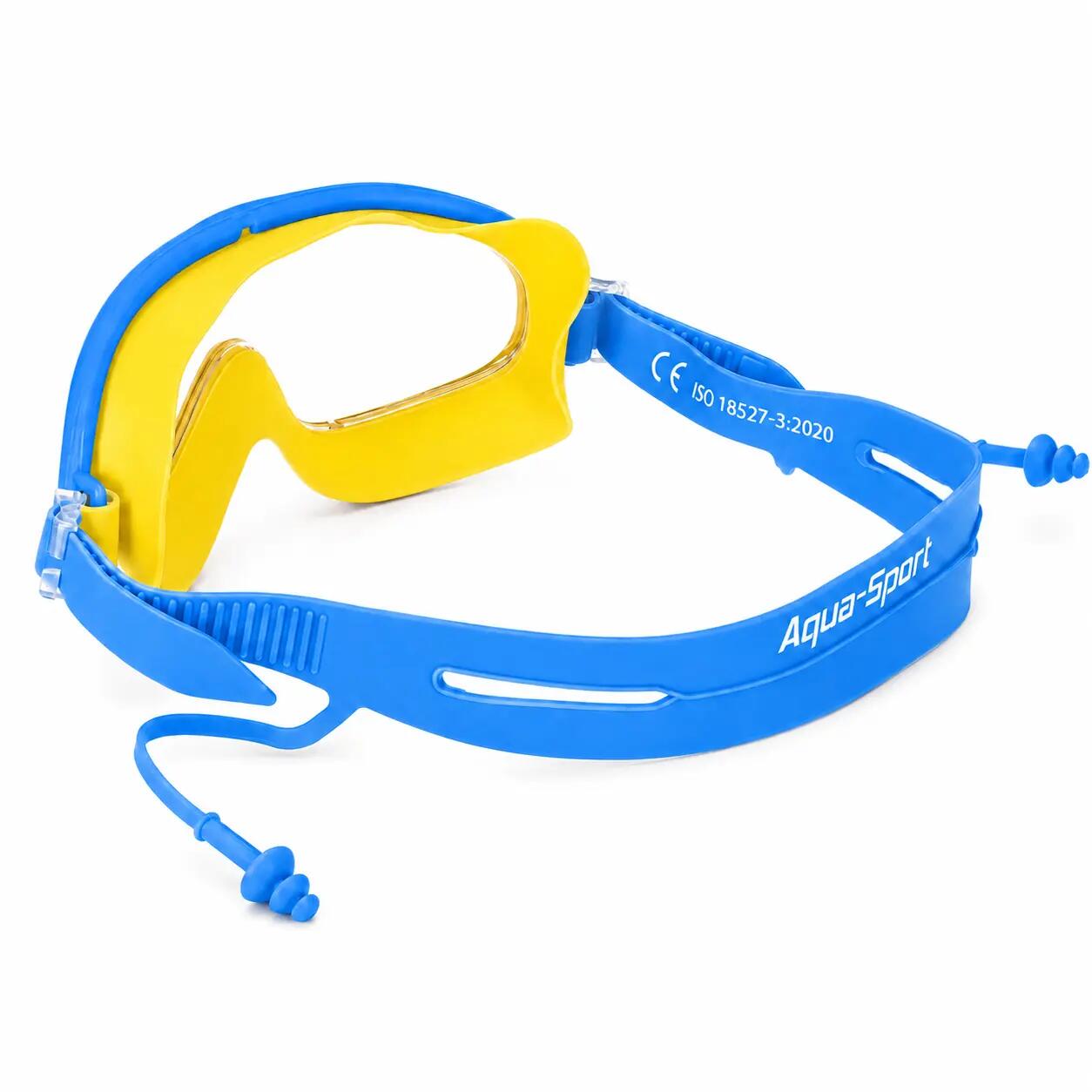 Okulary zatyczki pływackie dla dzieci na basen Aqua-Sport Junior Reef Ranger 7/7