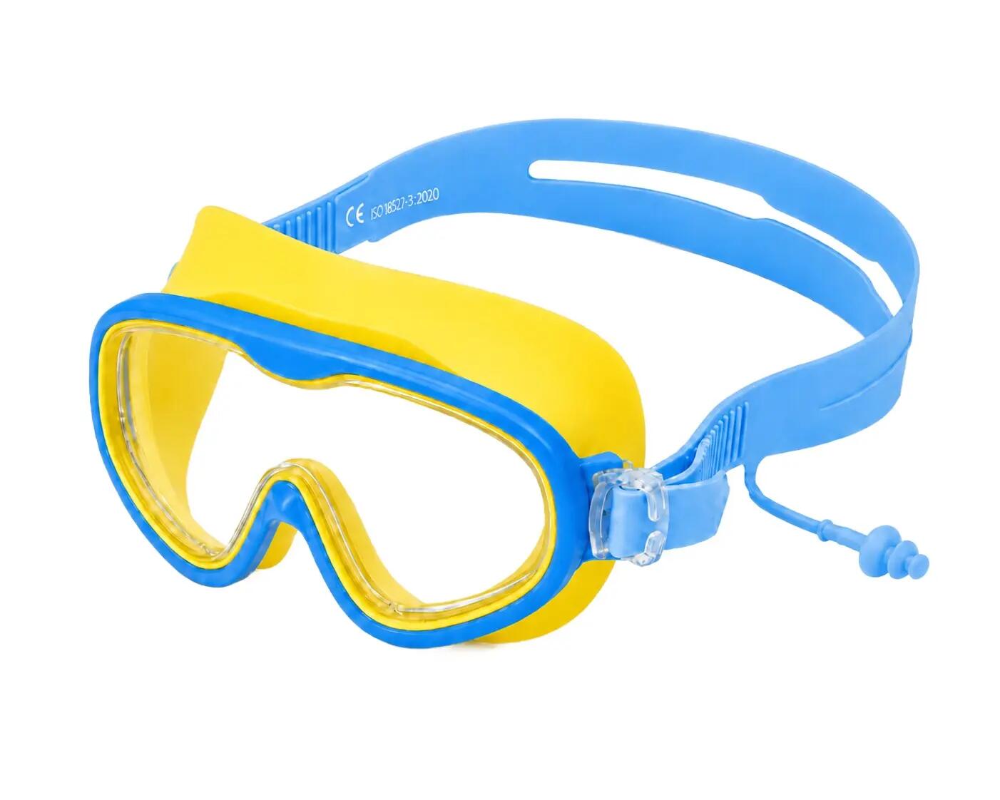 Okulary zatyczki pływackie dla dzieci na basen Aqua-Sport Junior Reef Ranger 2/7