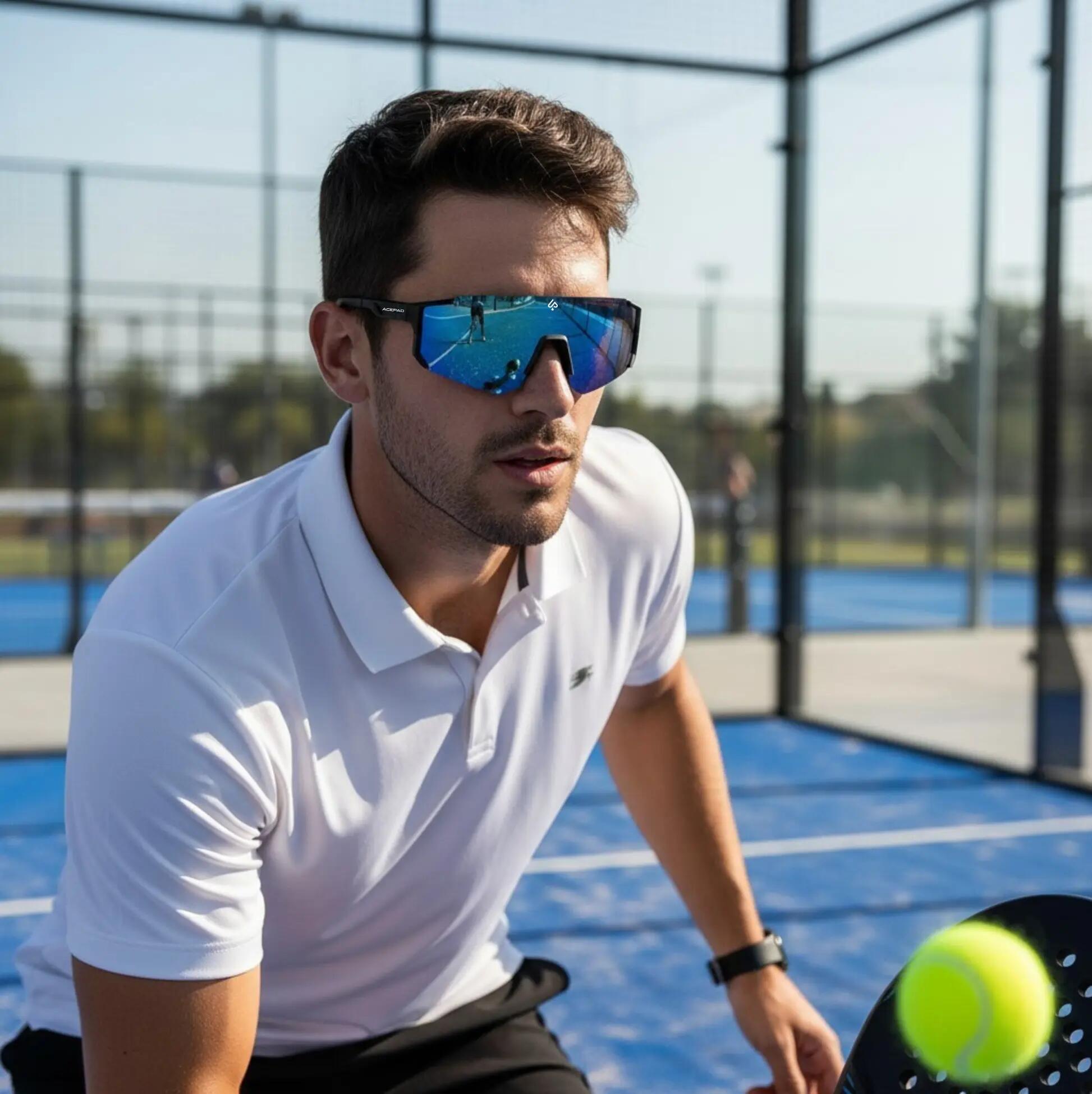 Occhiali padel ACEPAD Pro - lente specchiata blu 2/4