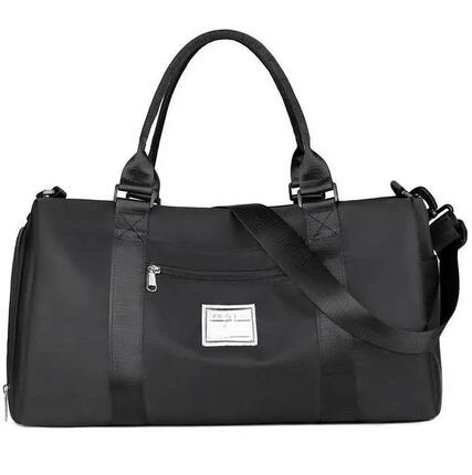 Sac de fitness, QttvbTna, cőpőrekesz, fekete, 45x26x19cm